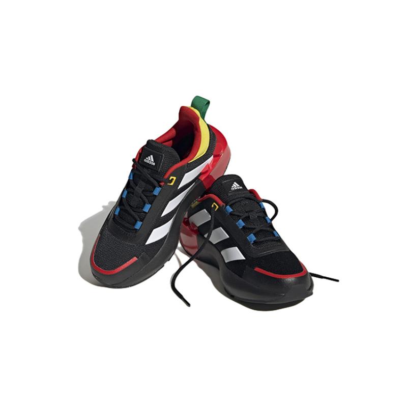 adidas Tech Runner  LEGO X  Big Kid 'Black Red' Sneakers HP5882