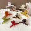 Mini Acetic Acid Hair Claw Colorful Acetic Acid Side Clip Sweet Small Shark Clip  Girls
