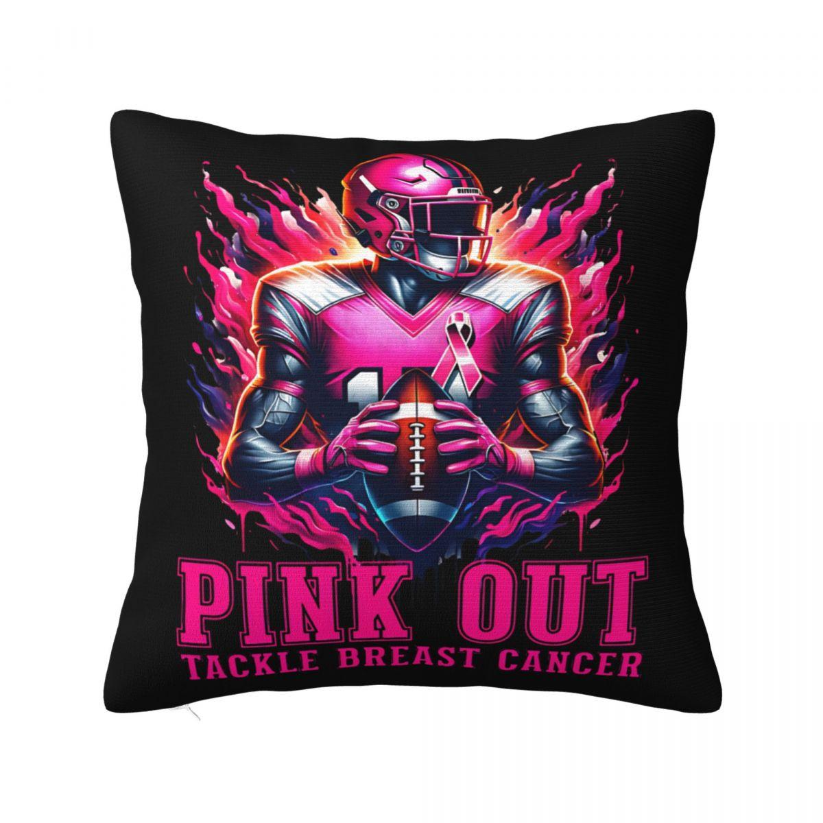 

Mammogram Screenings Save Lives Pink Breast Cancer Awareness Throw Pillow Cover Throw Pillow Casual Pillowcover Home Decor 30x30cm 12x12in