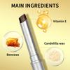 1pc Deep Honey Color Lipstick. Reduces Lip Lines, Prevents Peeling And Cracking. Moisturizing And No