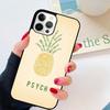 Psych Ananas Handyhülle Rückseite für iPhone 17 Air 16 15 14 13 11 12 Pro Max PlusS Hülle Coque