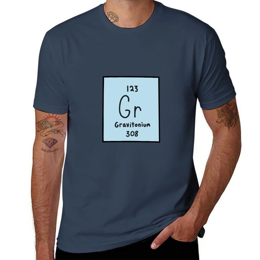 Gravitonium Periodic Eleunisext Tshirt Water Resistant Casual Tshirt