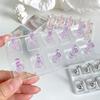 1/5/10 Grid Non-Magnetic Nail Display Stand Tips Holder Nail Practice Stand Fingernail DIY Manicure Stand Tools
