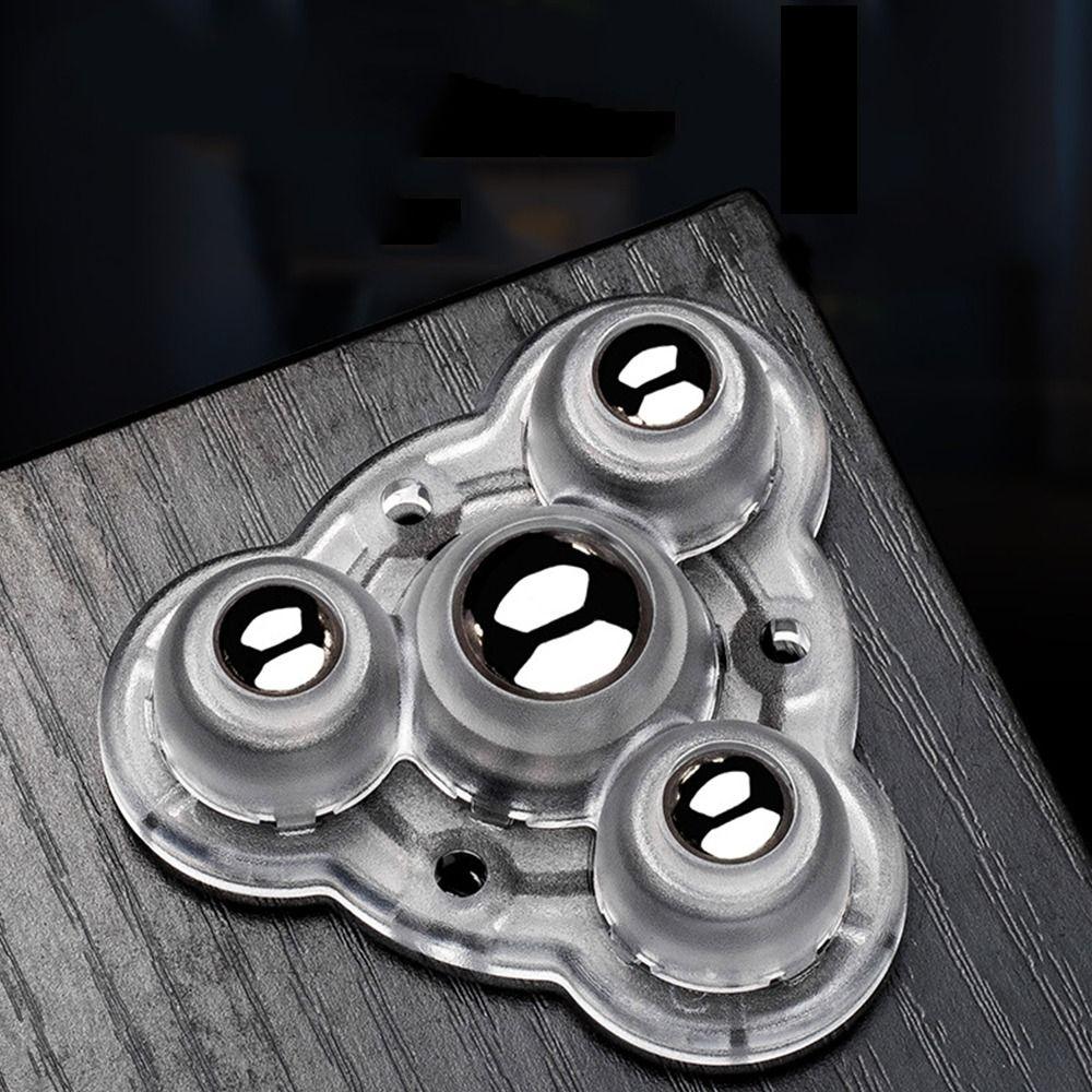 4pcs Self-Adhesive Universal Pulley Heavy Duty Swivel Casters Mute Universal Wheel  Cabinet