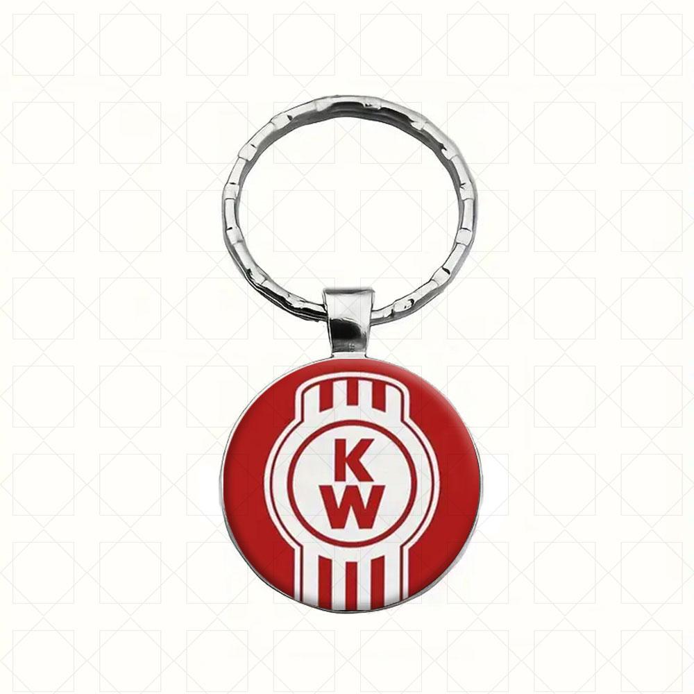 

1 шт. DIY Аксессуары для брелка для ключей автомобиля Наклейка Брелок Прочный, Креативный Кулон для мужчин и женщин Путешественников Сувенир Подарки для влюбленных, Для грузовиков Kenworth Флаг