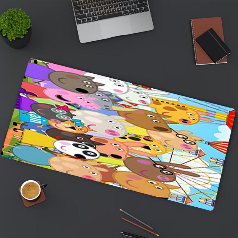 Cartoon animation Print Mouse Pad, for Keyboard Pad Laptop PC Mat for Office Home Use, Desk Decor, Perfect Birthday Gift for Gamers