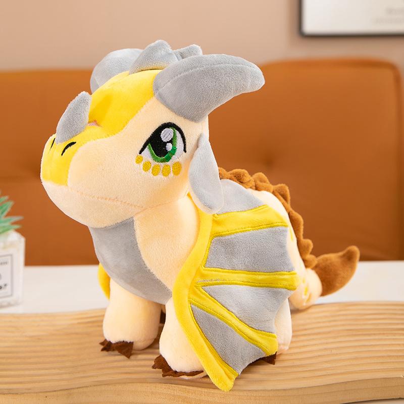 30cm Dragon Plush Toy High Quality Stuffed Animal Doll Animation Character Gift For Boys Birthday