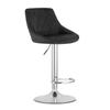 KAST Stool - Black Velvet / Chrome Base X 2