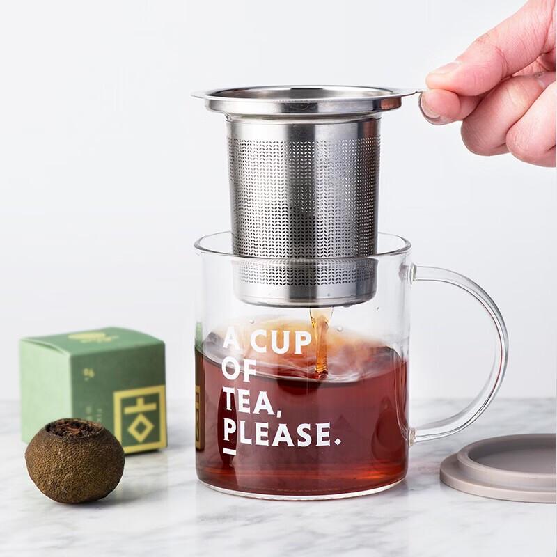 Buydeem Portable Tea Infuser Bottle - Grey Feather, 350ML