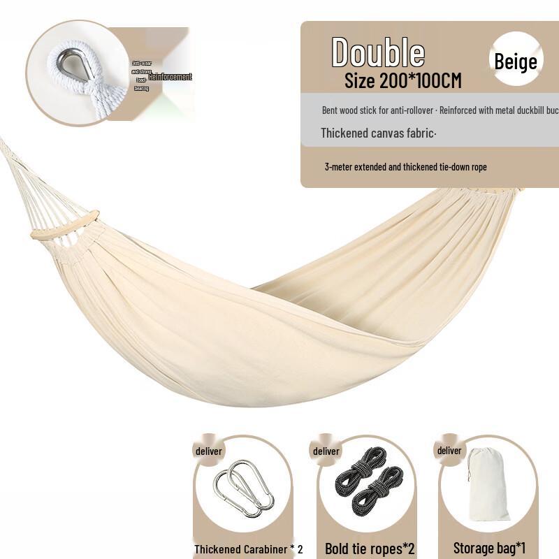 BinFu Portable Anti-Tip Camping Hammock