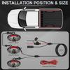 LivTee Truck Bed Lights, 3PCS 60 Inch 12V LED Light Strip with On-Off Switch Blade Fuse, 2-Way Splitter, Pickup Truck Accessories for Men - IP68
