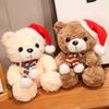 Cute Christmas Hat Bear Teddy Bear Doll Plush Toy Hug Bear Doll Doll Christmas Gift