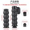 25mm Motorcycle Handlebar Grips Harley Style Bikes - Anti-Slip Rubber Grip Covers With Aluminum Core All-Season Use