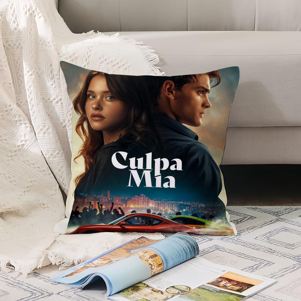 Spanish Love Tv M-My F-Fault Pillow Case Office Cushions Suitable For Sofa Car Bedroom Decorative Cushion Cover