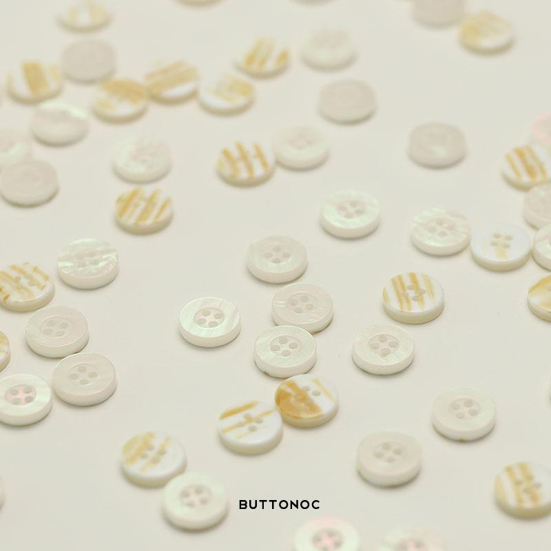 Imitation Shell Four-Eye Resin Button Knitted Cardigan Sleeve Collar Button Women'S Shirt Dress Top Clothing Button Accessories