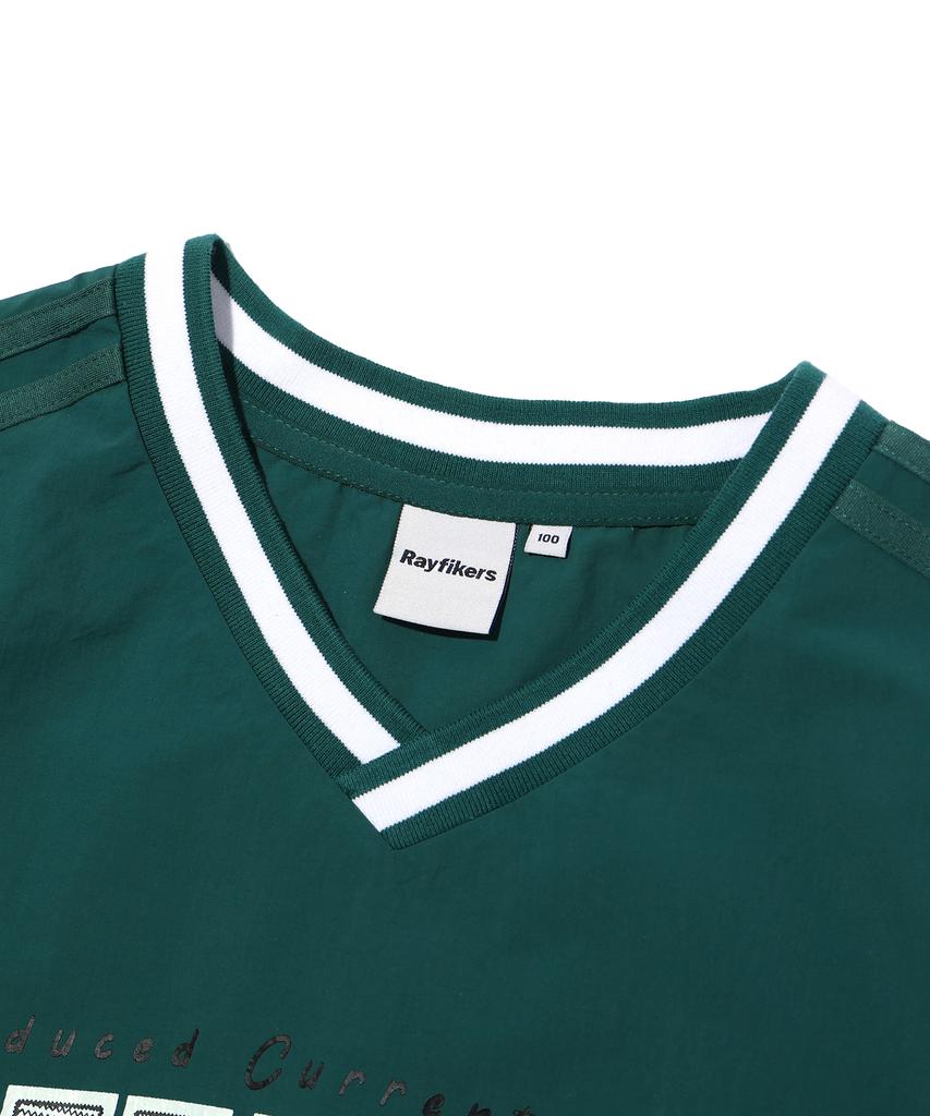 RAYFIKERS Track Logo Short Sleeve Tee Green (Mp2Tu229-045)