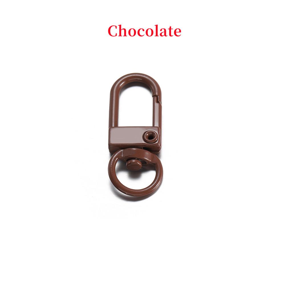 10pcs/lot 12*33mm Dog Buckle Zinc Alloy Bag Hook Buckle Key Ring Connectors For DIY Jewelry Making Supplies