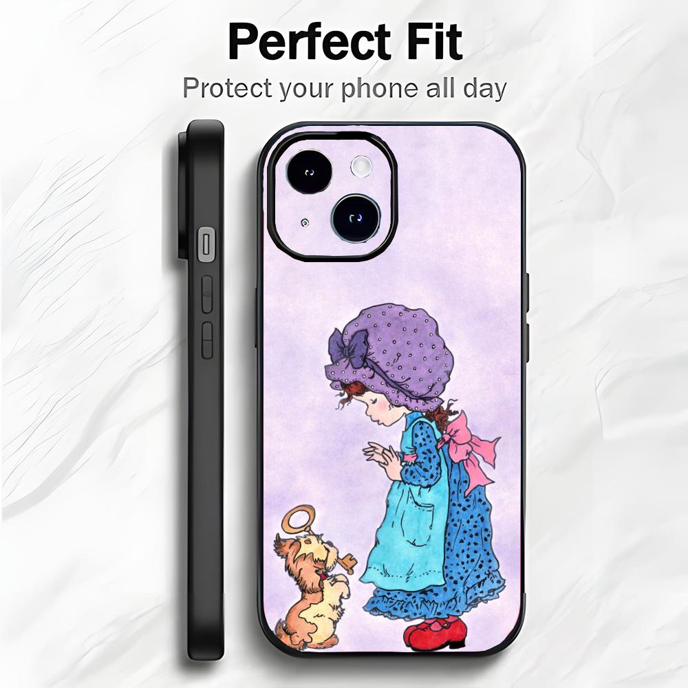 Sarah Kay Girls Cute Art Phone Case Phone Case Soft Packaging Lightweight For iPhone17 16 15 14 13ProMax