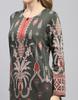 MONTE CARLO Womens Self Design Round Neck Wool Blend Kurti