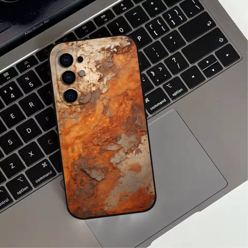 Custodia per Telefono R-Retro I-Industrial S-Style R-RustyS Per Samsung S25,S24,S21,S22,S23,S30,Ultra,S20,Plus,Fe,Copertura Nera in Silicone Morbido