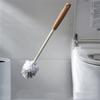 Wooden Detachable Long Handle Toilet Brush Multifunctional Home Bathroom Cleaning Accessories Wall-mounted Toilet Cleaning Tool