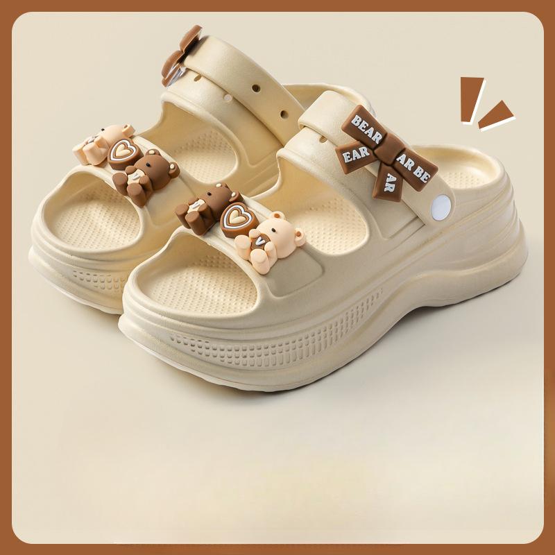 

The New Style of Shoes Can Be Worn As Thick-soled Indoor Anti-slip and Anti-odor Flip-flops Fits 39-40