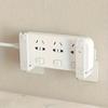 2 stuks Boorvrije Montagebeugel-Wandmontage Set-Top Box Houder voor Woonkamer, Praktische Organizer met Hulp Haken