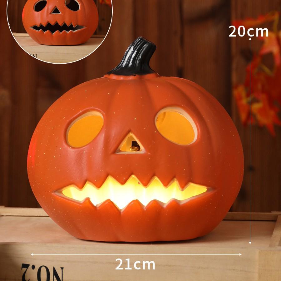 Luminous Large Halloween Pumpkin Lantern: Outdoor Decoration & Shopping Mall Display Props