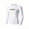 Mens Long Sleeve UPF 50 Rash Guard Swimwear Surfing Diving Swimming Quick Dry Stretch Fit