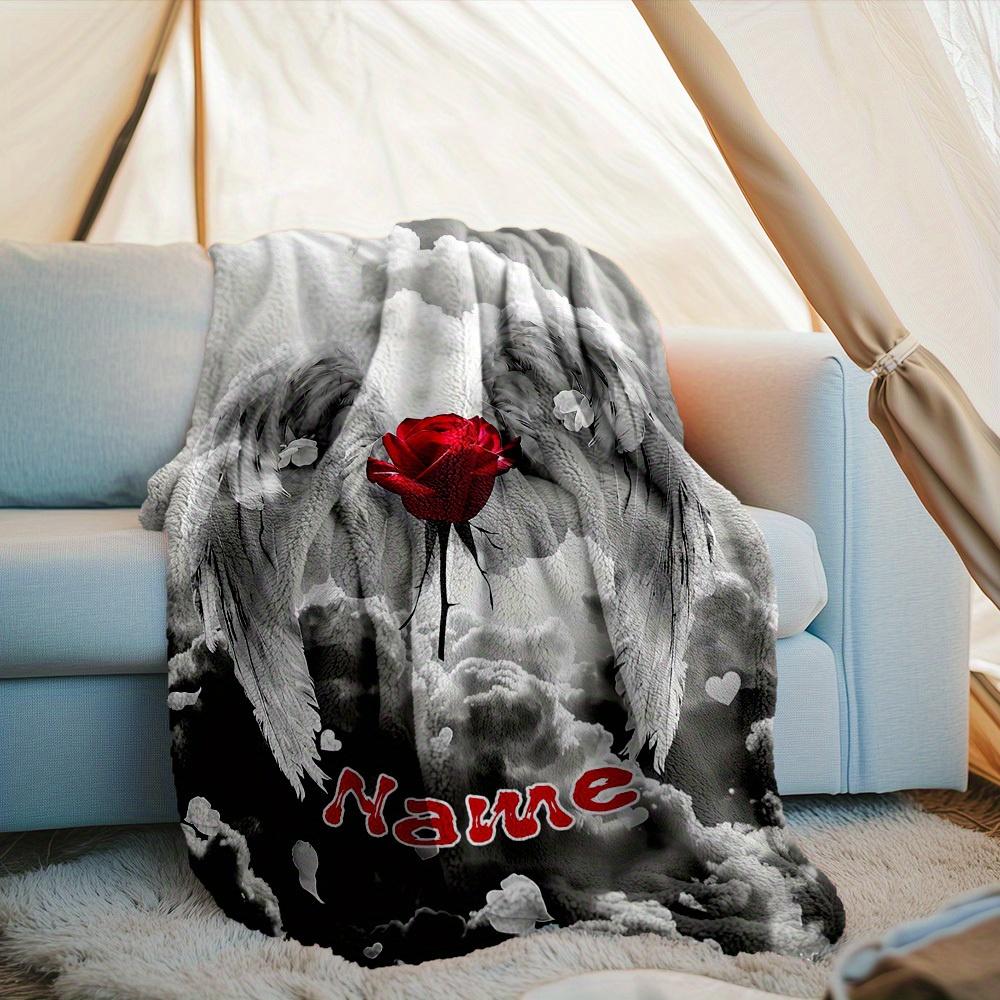 Nursing Theme Home Customize Your Name Blankets Comfortable Soft Lightweight Allseason Multipurpose Blanket For Picnics Sofas Offices Beds Living