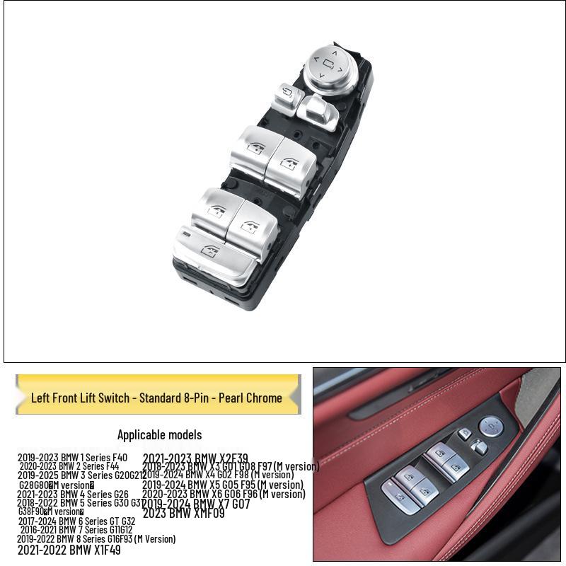 Power Window Switch Button Accessories for BMW 5 Series & 7 Series G30 G38