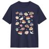 School Friends Crayon Shin Chan T-Shirt Summer Y2K Retro T Shirts 100 Cotton Tshirt For Mens Short Sleeves Clothing