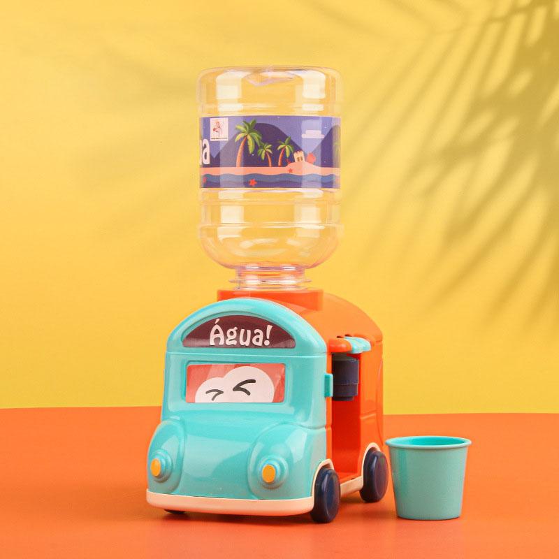 Mini Water Dispenser Baby Toy Drinking Water Cooler Lifelike Cute Small Train Children Cosplsy Props Home Decor Ornament