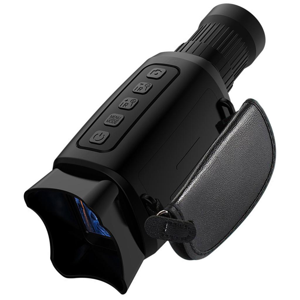 16x Zoom Monocular Telescope 850nm Ultrared Rays Lighting 7 Brightness Level For Low Light Hunting Adventure Activity
