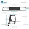 Real Soft Carbon Fiber Trim Sticker LHD Rhd for Mitsubishi Outlander 2013-   Drive's Passenger's Air Outlet Frame
