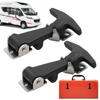 Rubber Hood Catch With Bracket 2pcs Elastic Stainless Steel Rubber Hood Catch Flexible T-shaped Drawer Latch For Coolers Boats