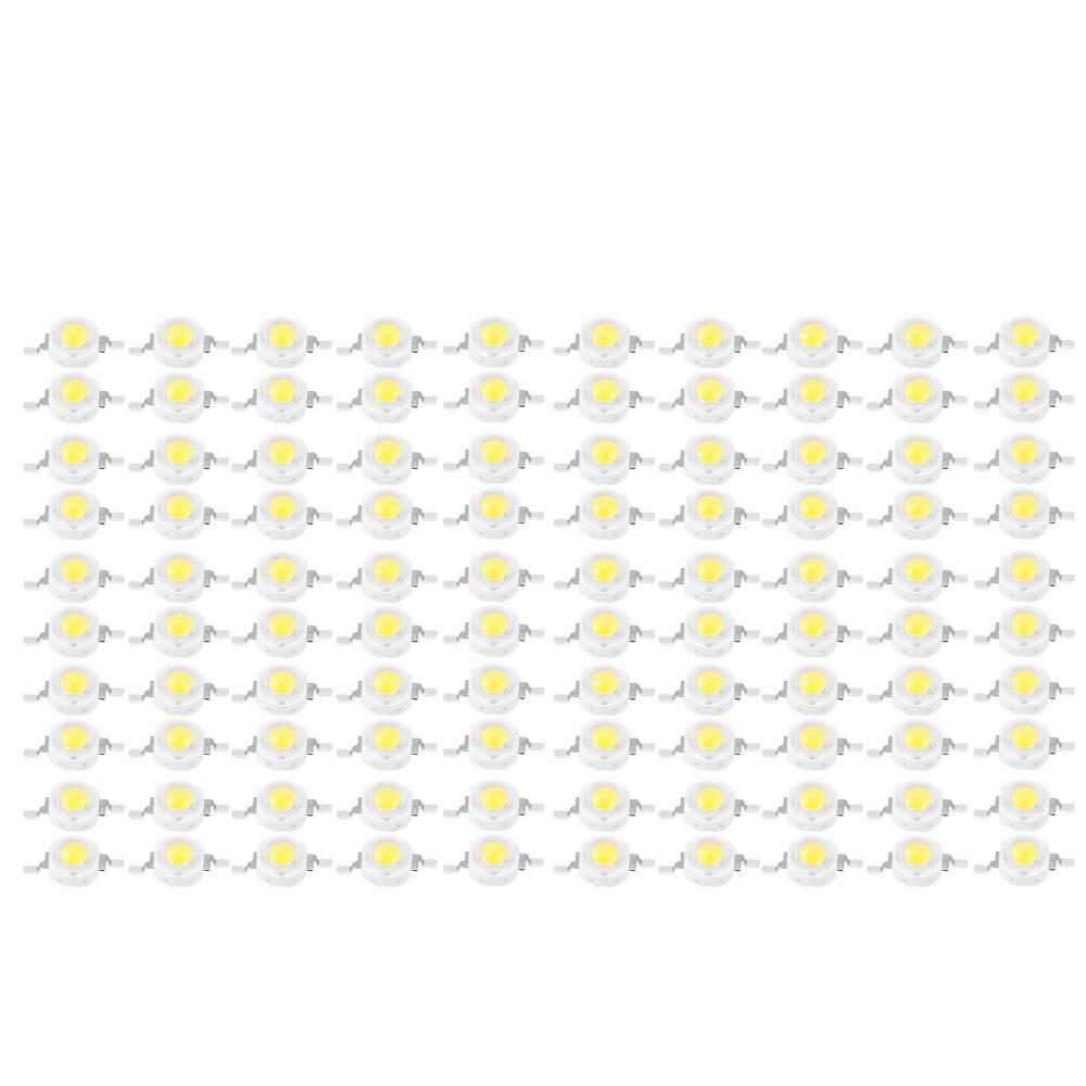 100PCS 3W High Power LED Chips SMD 110LM/W DIY Lighting Fixtures  Spotlight Replacement