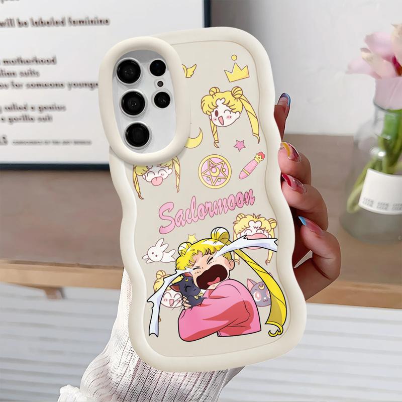 Cute Sailor-Moons Anime Case for Xiaomi Redmi Note 11 Pro 5G 12 13 11 Pro Plus 10S 10 8 9 Pro 9S 10 Lite13 5G Shockproof Cover