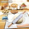 Nonstick Marble Rolling Pin Smooth Surface Rolled-out Dough Stick Dough Roller  Pie