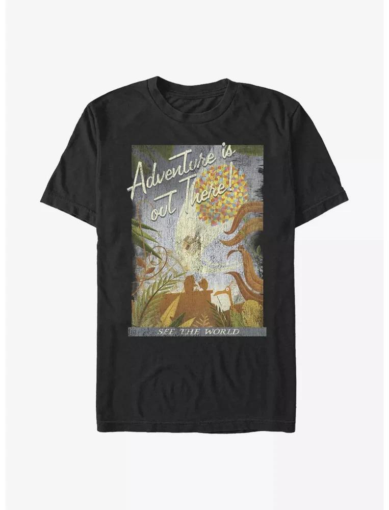 Pixar Up Travel Poster T Shirt Size S 4XL Gift For Friends S