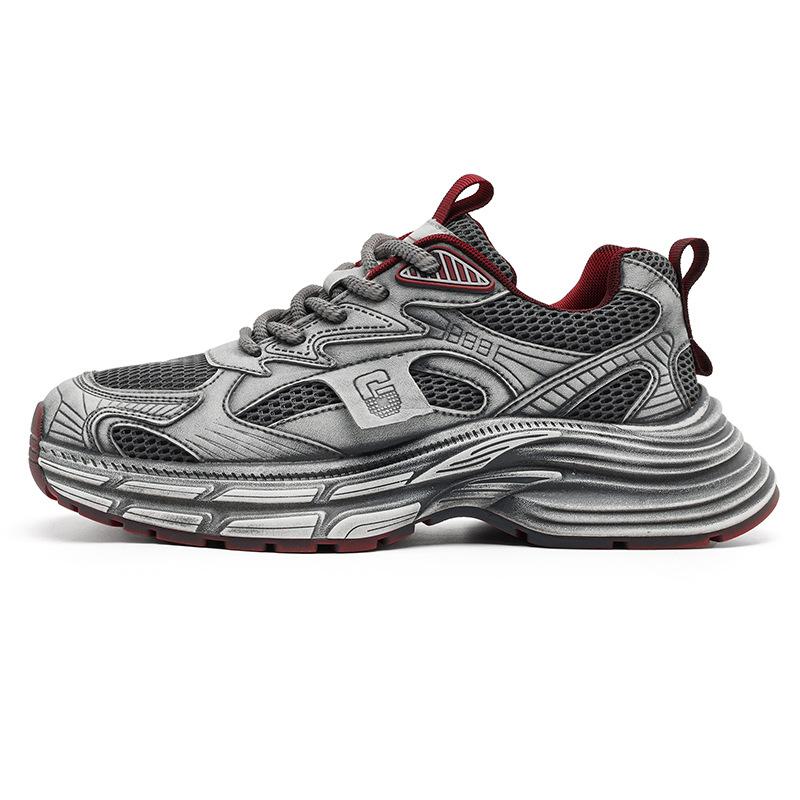

Foot text dad shoes 22 new American high street platform shoes tide black casual height-increasing leather shoes 39