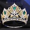Peigne Couronne Élégant en Cristal pour Femmes Princesse Élégant Couronnes en Cristal Efficaces Diadèmes avec Pierre Colorée et Peigne