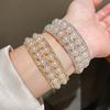 European Fashion Pearl Bracelets With Rhinestone Embellishments For Elegant Women