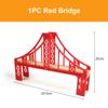 Wooden Train Track Components Beech Train Track Set Kids Train Toys Railway Accessories Fitting Brand Train Toys For Kids