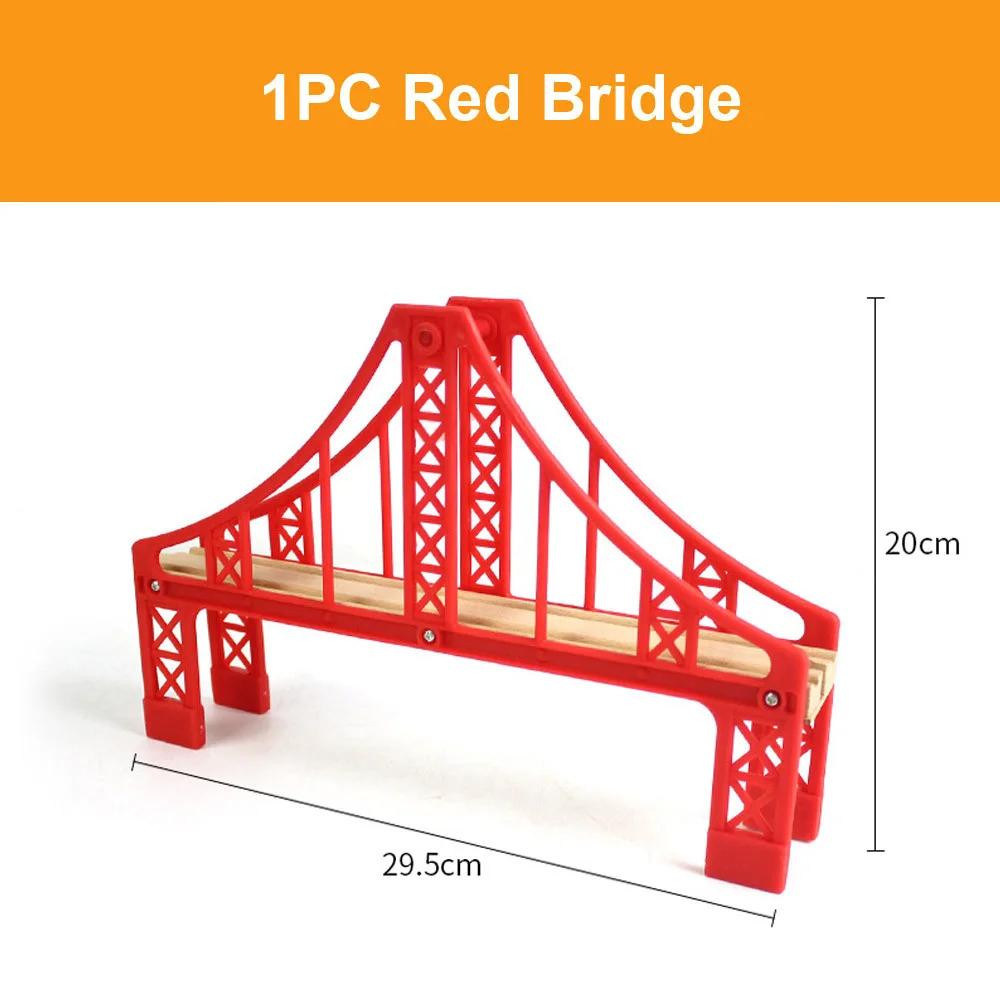 Wooden Train Track Components Beech Train Track Set Kids Train Toys Railway Accessories Fitting Brand Train Toys For Kids
