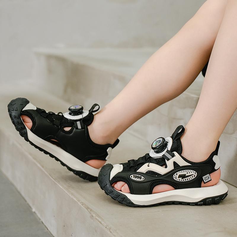 29-39 Children's Summer Anti Slip Wear Resistant Breathable Fashionable Baotou Sandals Beach Shoes