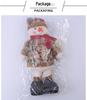 Jingchen Christmas Telescopic Doll: Santa Claus & Snowman Window Display Ornament