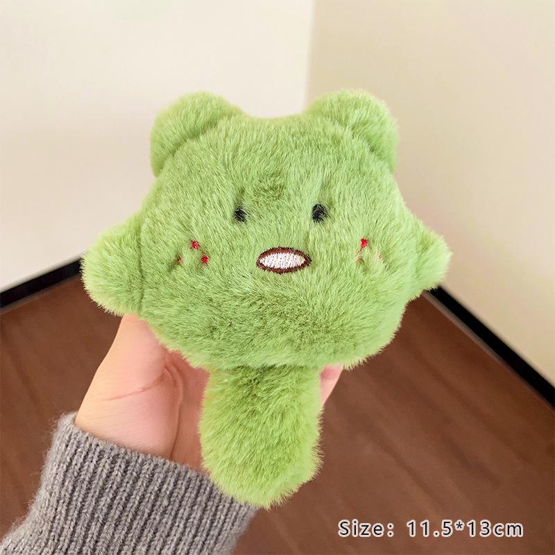 Japońska Kawaii Słonecznikowa Panda Pluszowa Broszka - Urocza Przypinka na Ubrania, Torby i Akcesoria.