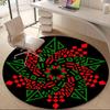 1pc Mandala Pattern Office Round Area Rug, Indoor Mat Suitable ForOffice, Under Office Chairs Bedroom Living Room Home Decor D001