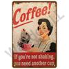 HD Metal Tin Sign Vintage Coffee House Retro Poster Wall Decor for Kitchen Cafe Bar Home Decoration